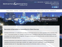 Tablet Screenshot of bernsteinandbernstein.com